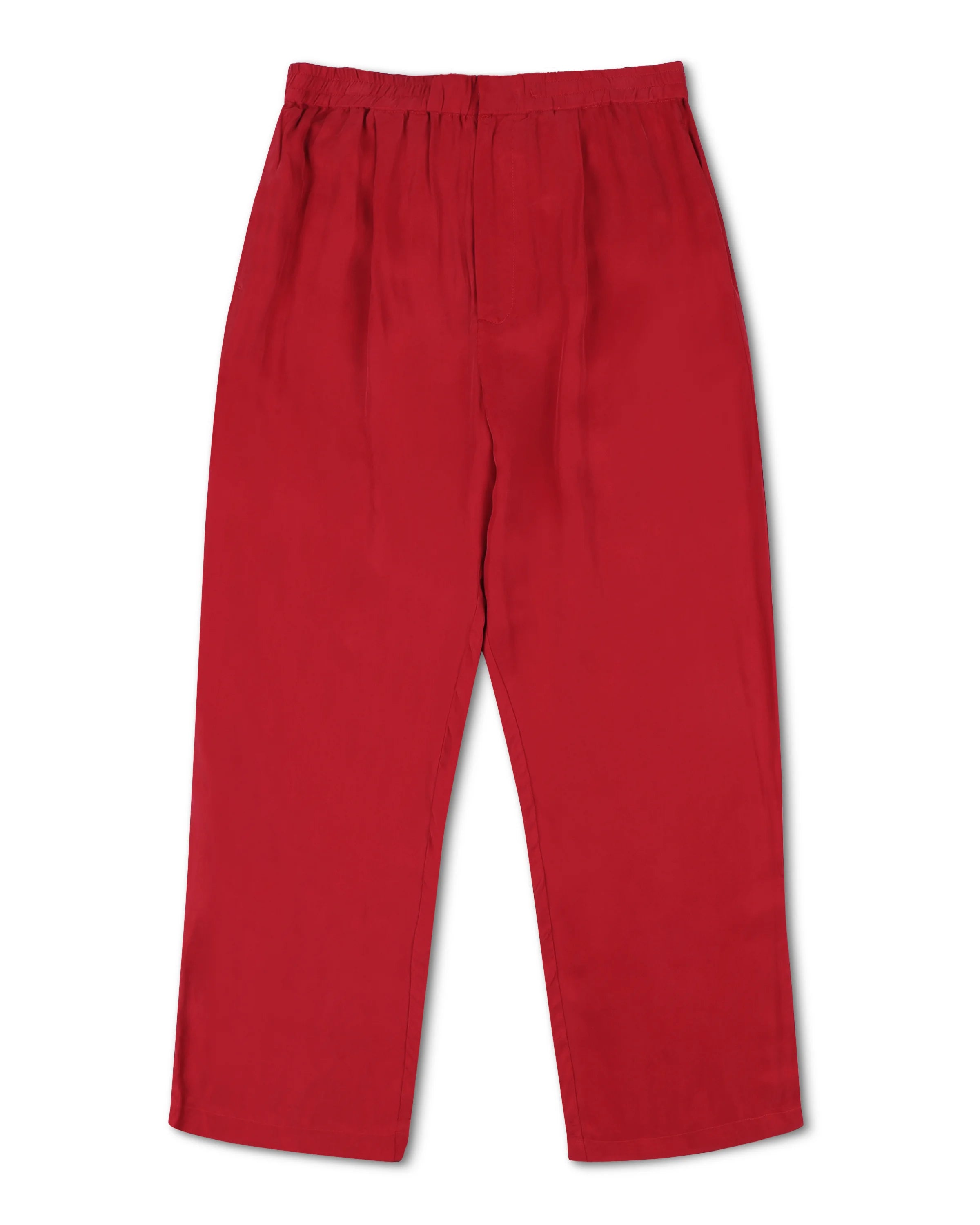 PRINCE CUT CUPRO PANT IN RED