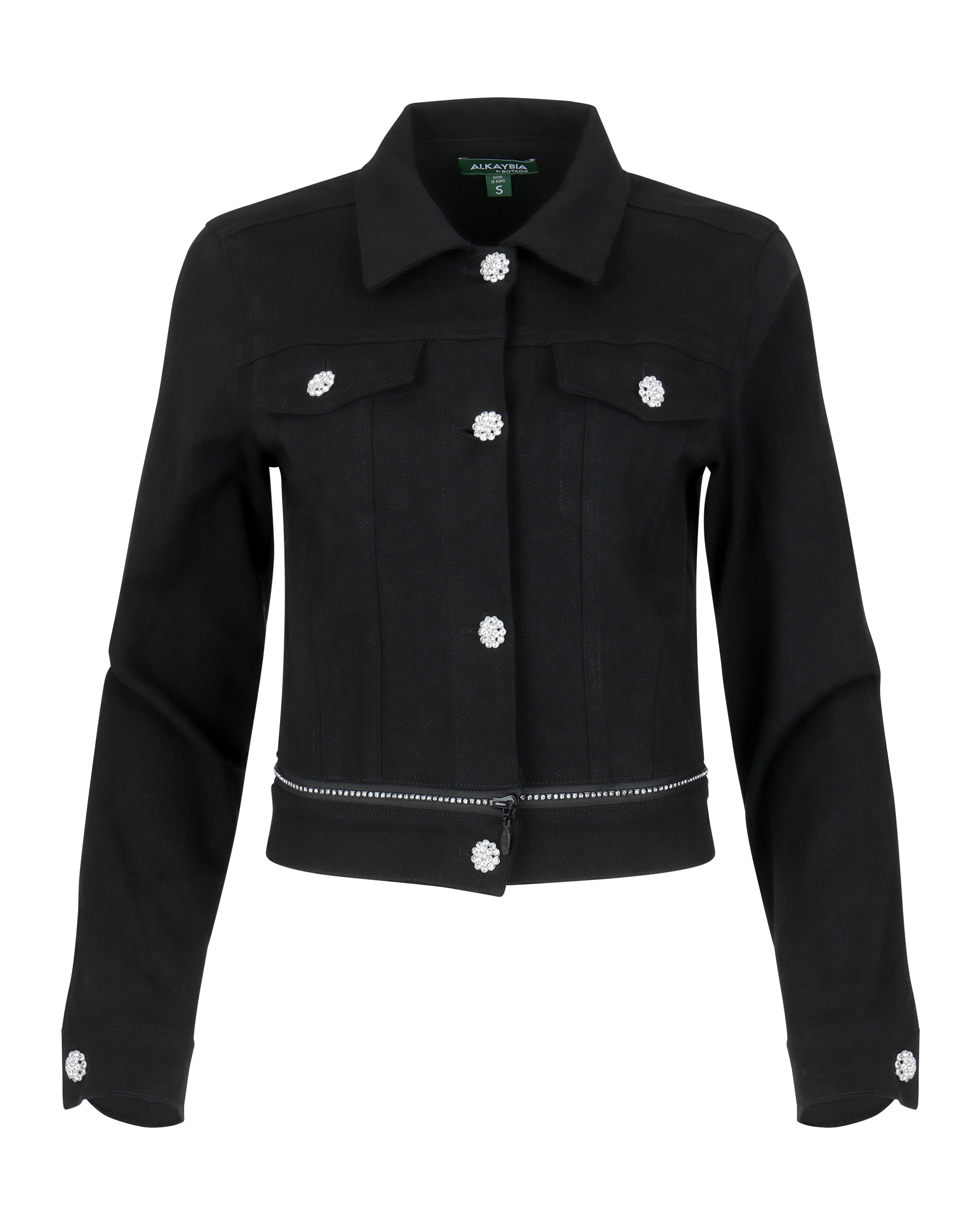 GIANNA BLACK JEAN JACKET