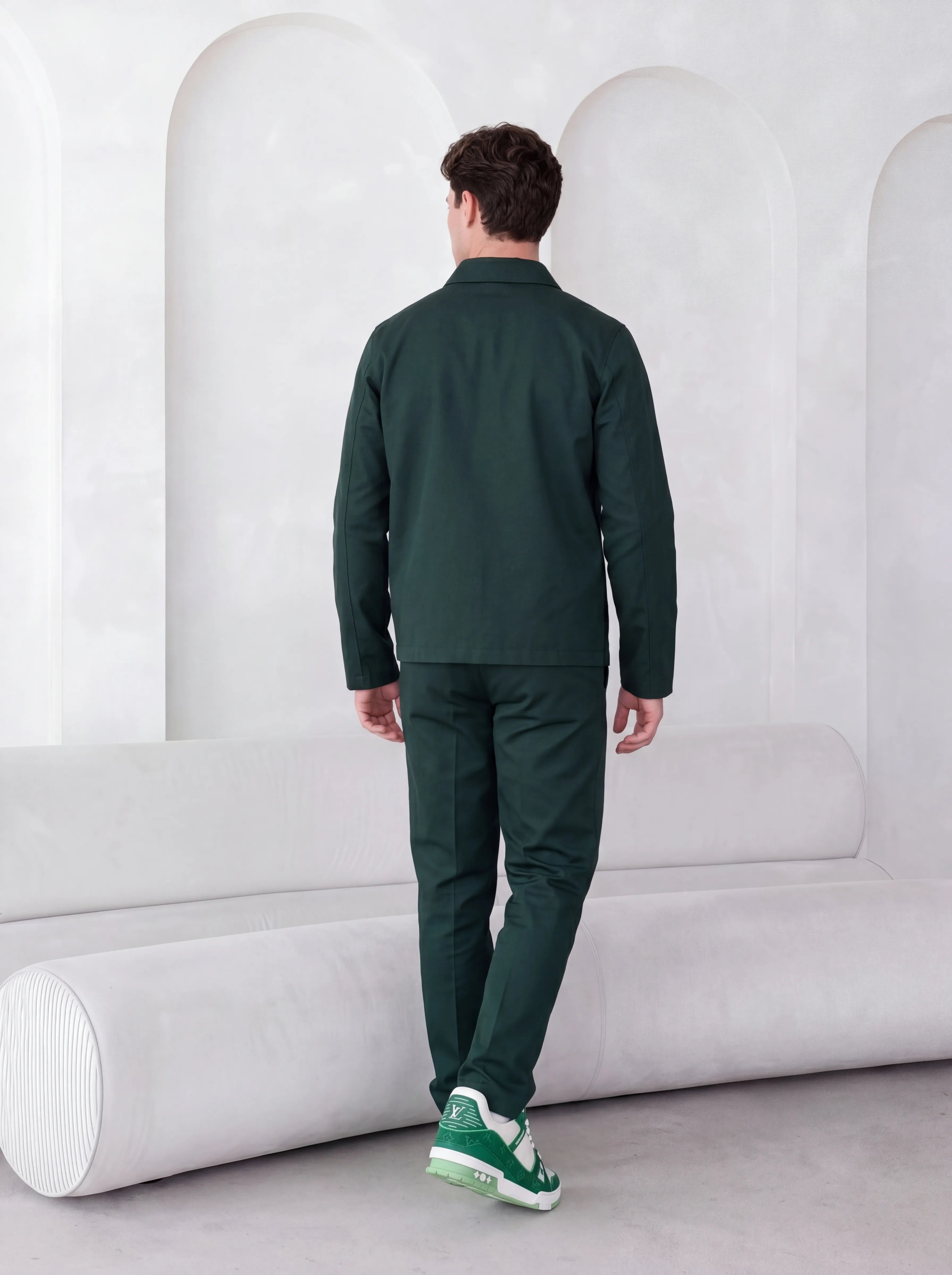MACHO JACKET IN EMERALD GREEN