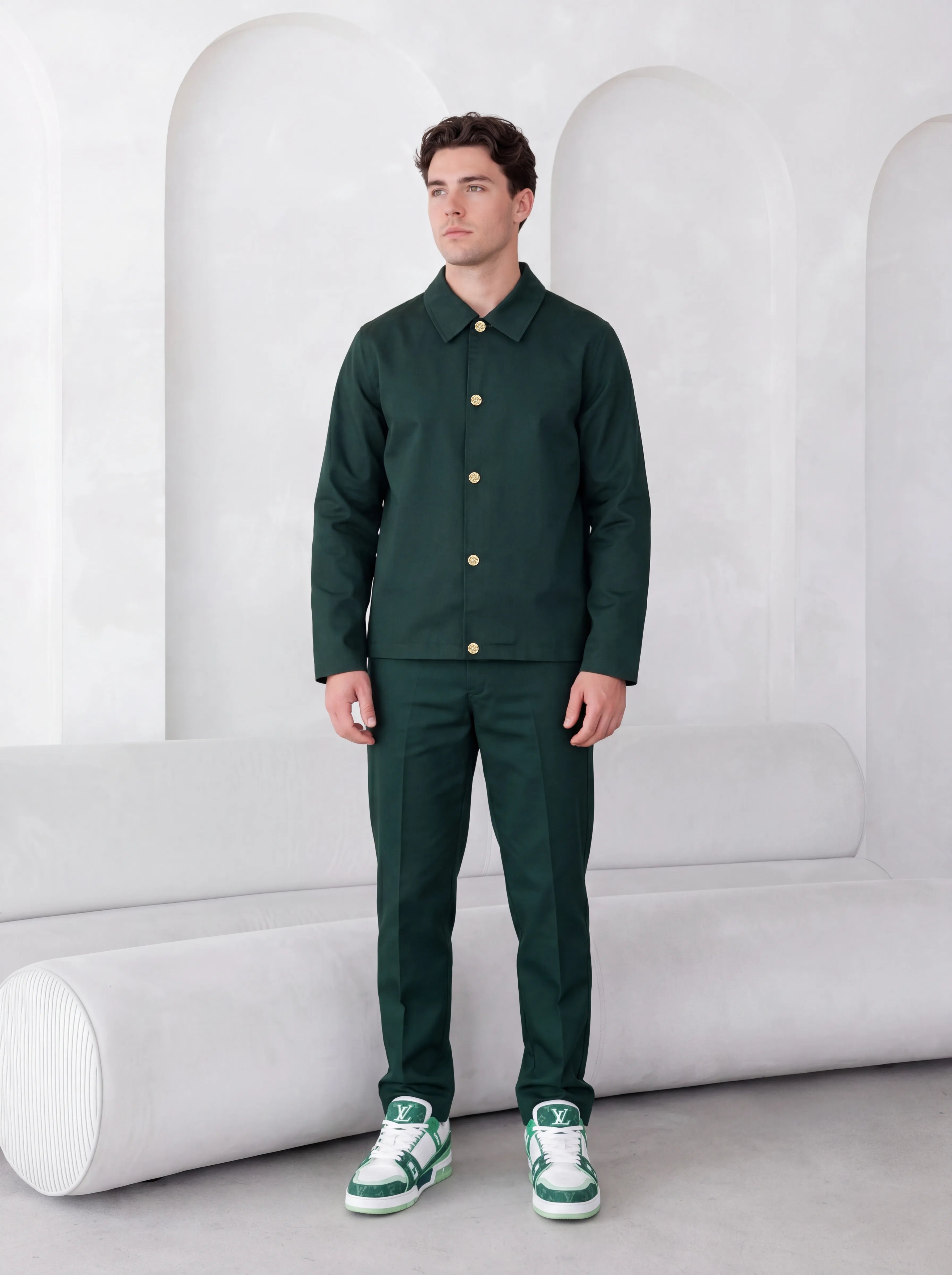 MACHO JACKET IN EMERALD GREEN