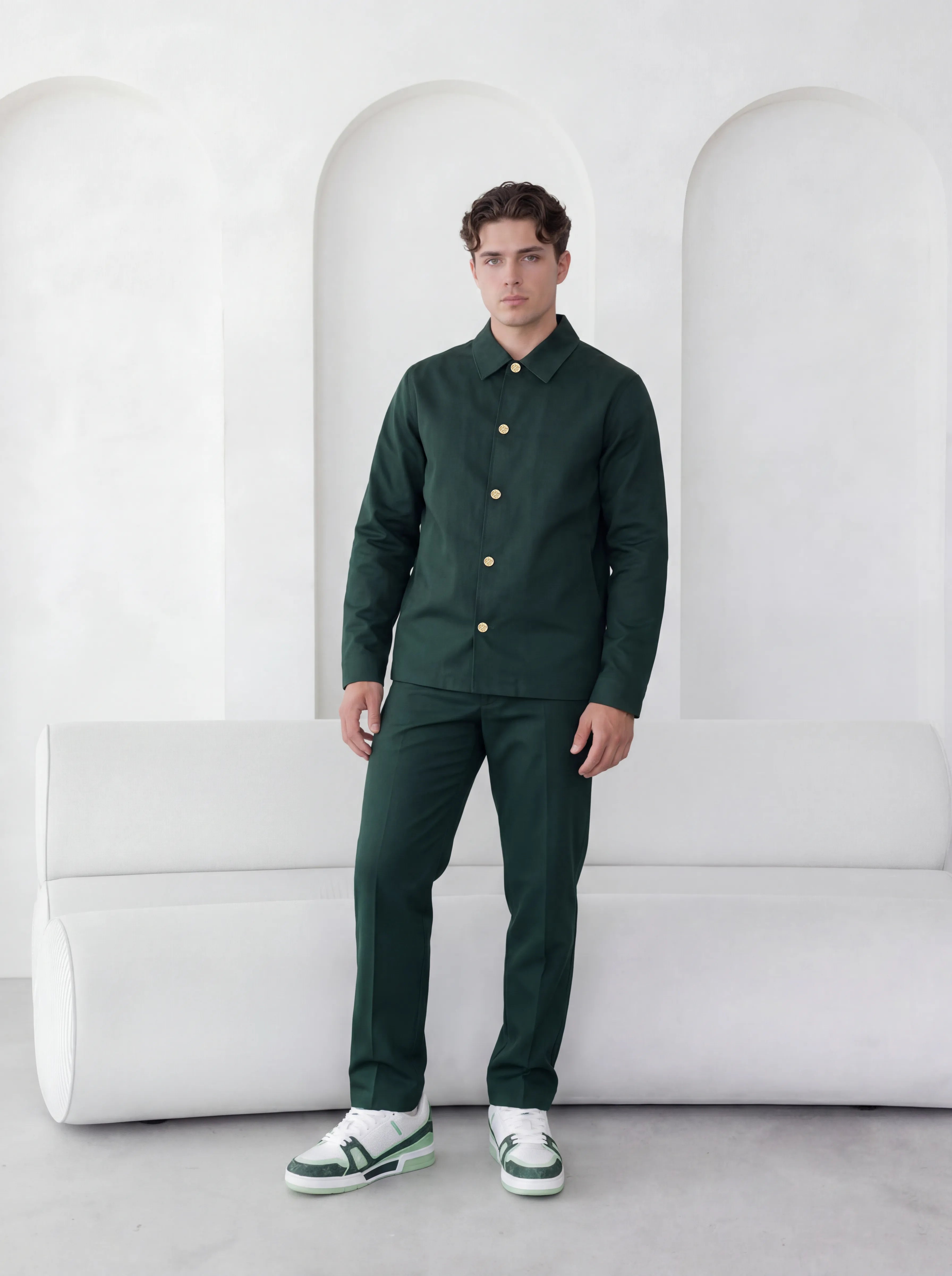 MACHO JACKET IN EMERALD GREEN